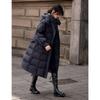 XWI Elegant Hooded Long Duck Down Coat for Women