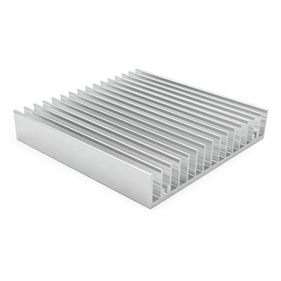 Awxlumv Velký chladič [Vysoký poměr cena/výkon] 100 mm x 100 mm x 18 mm Chladicí žebra Hliníkový obdélníkový chladič pro PC počítačové desky plošných spojů a