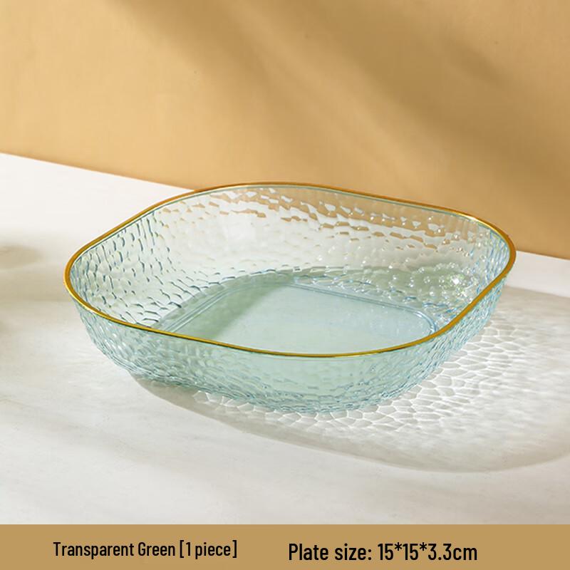 Zhaoran Luxury Transparent Fruit Snack Tray
