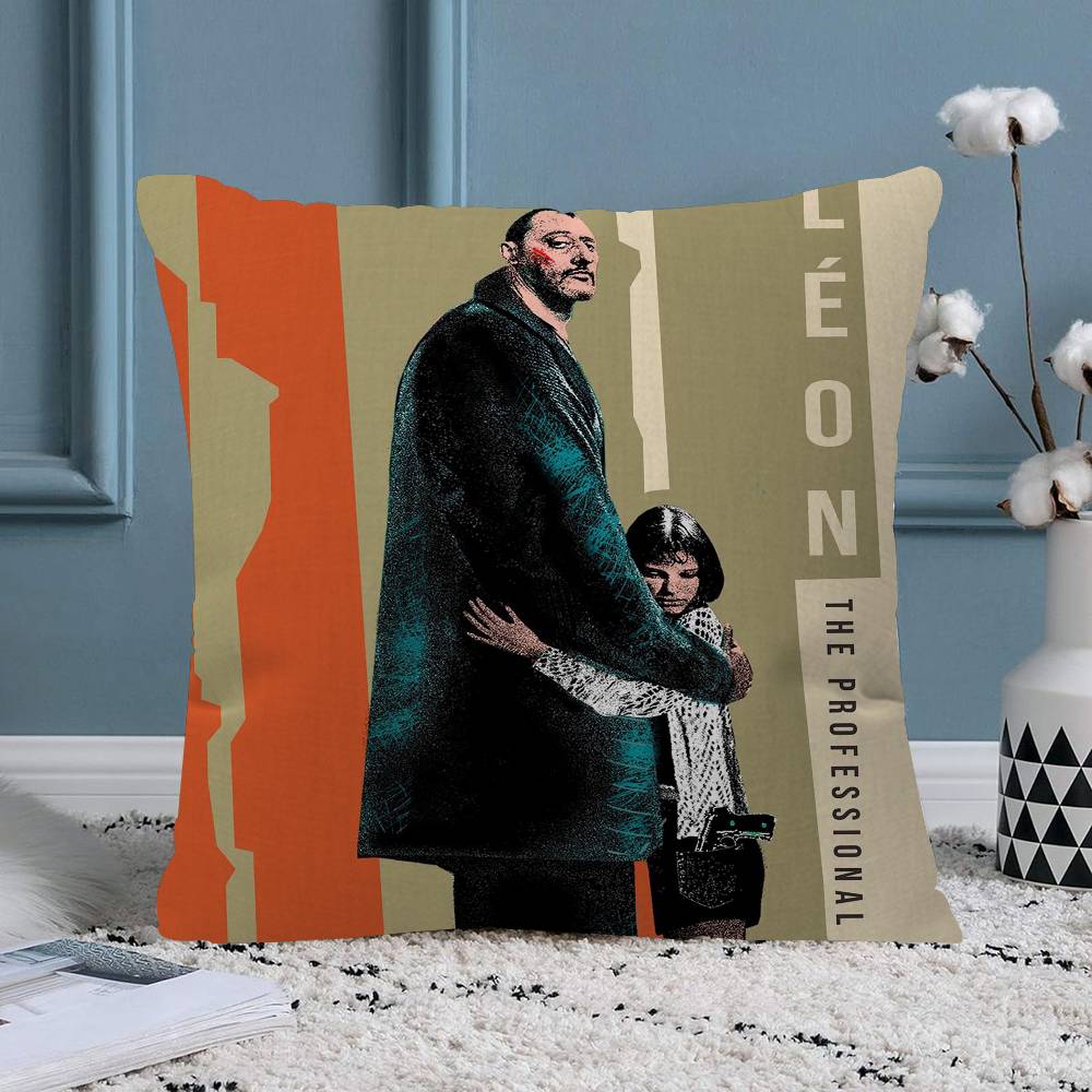 

Classic Movie Leon The Professional Home Pillow Cushion Cover Pillowcase Living Room Sofa Home Decor Customized 30x30 cm