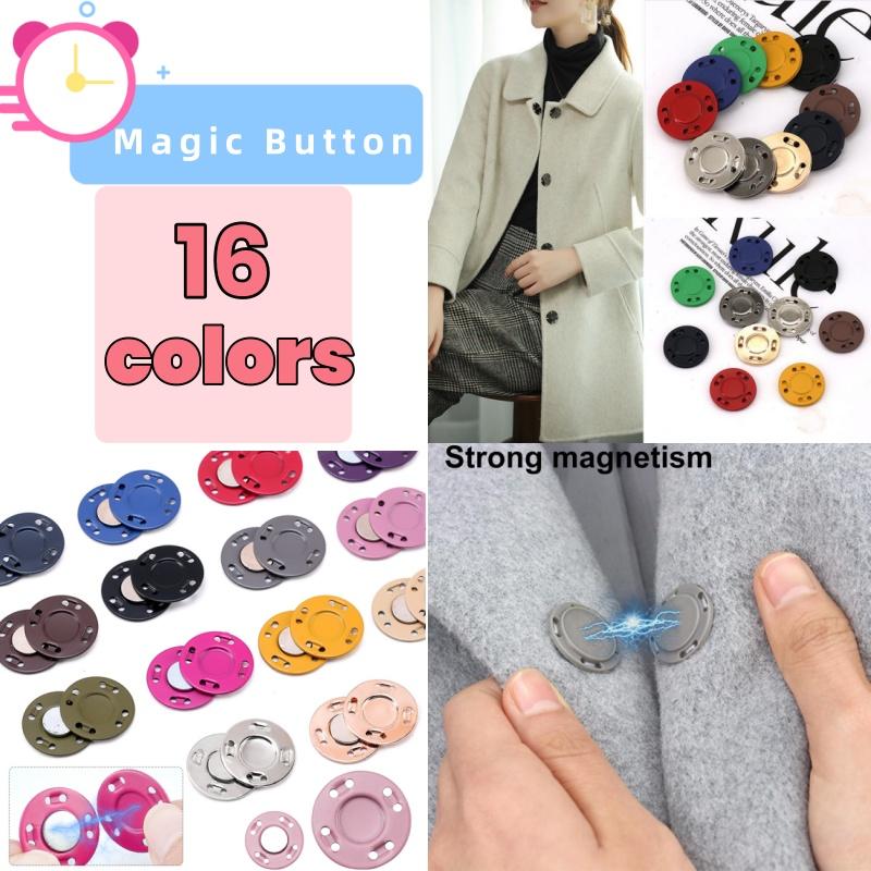 Nuovi 10 Paia Bottoni Magnetici Bottoni a Pressione Invisibili Magnete Chiusura a Pressione Cucito Giacca Cappotto Cardigan Borsa Accessori per Cucito Fai da Te