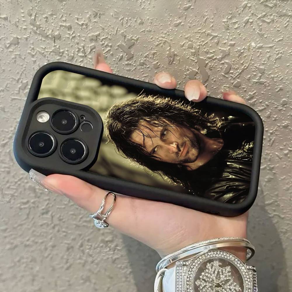 A-Aragorn II Phone Case For iPhone 17,16,15,14,13,12,11,Pro,Max,Plus,X,XS,SE4,E,Mini Black Thickened border Case