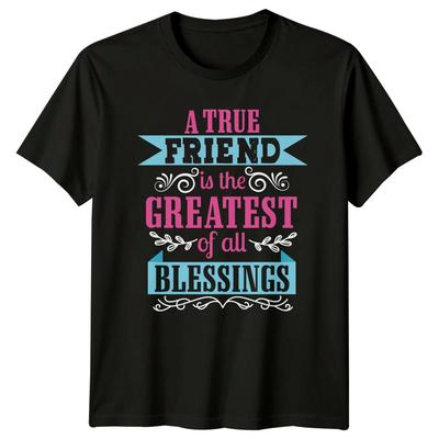 A True Friend Is The Unisexs TShirt Inspirational Friendship Gift For Her