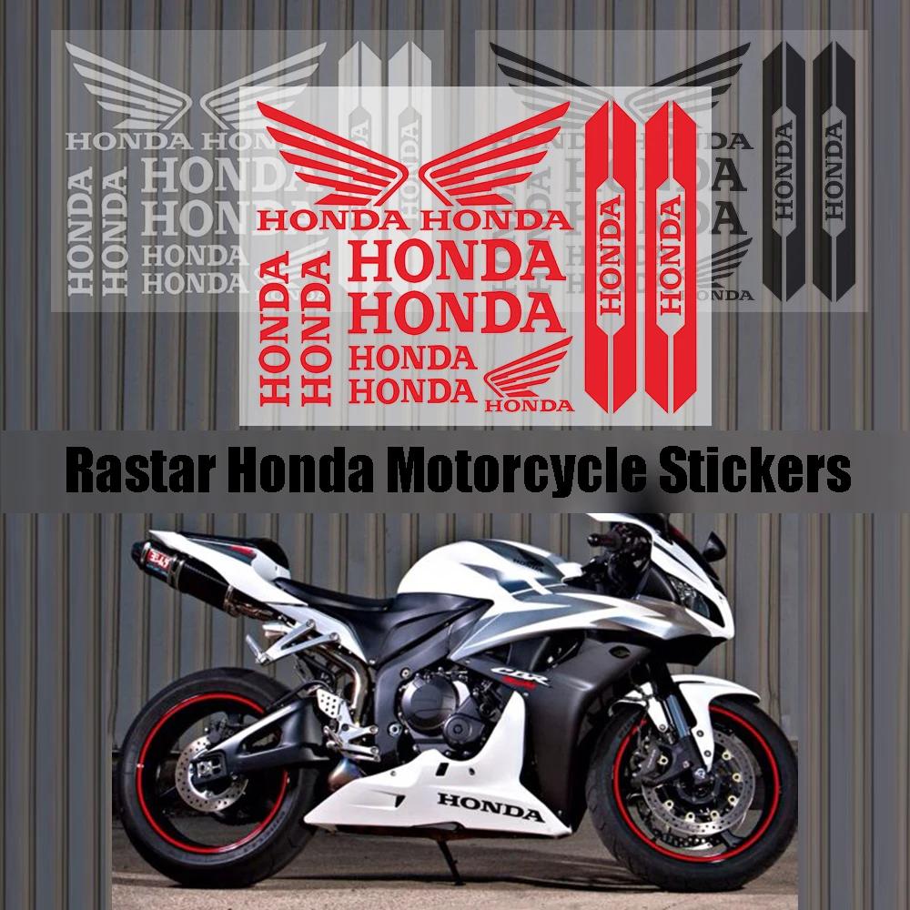 ABO2 New Motorcycle Sticker Racing Helmet Car Suitable for Honda Sticker Reflective Sticker Waterproof Sun Protection Car Decor