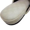 Senko FEELFOOT Checkered Synthetic Leather Easy to Guest Product 78099 Slippers, Approx. 26.5cm, Ivory, Antibacterial, Clean, Supplies, Number