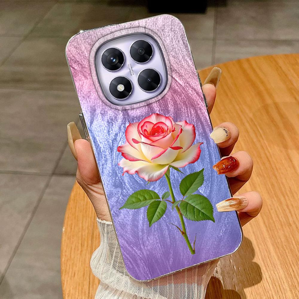 Gradient Colorful Butterfly For Xiaomi Redmi Note 13 14 Pro 4G Note 14 Pro+ 5G Poco X6 Cases Cover Soft Phone Case Silicone Shell Back Funda Bumper