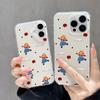 Painted Phone Case for iPhone 12 13 15 16 iPhone 16 12 13 14 15 Pro  14 15 16 Pro Max Coverage Shockproof Anti-Fingerprint Fresh Style Protective Case