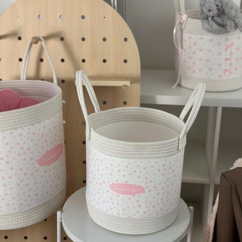 Stylish Fabric Clothes Bin With Reinforced Structure For Dorm Apartment Or Nursery Arrangement