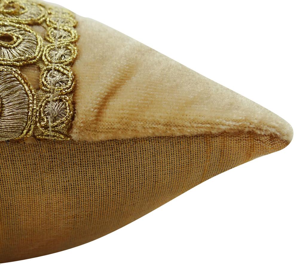 Velvet Beige Pillow Sham Cushion Cover Home Bed Decor Throw Case Choose Size