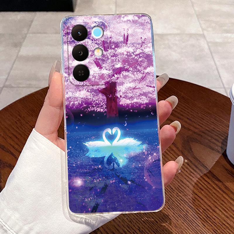 Casing For Realme 15X 5G RMX5250 / C85 5G RMX5253 Case Aesthetic Cute Cat Astronaut Soft Silicone Cover Transparent Phone Case