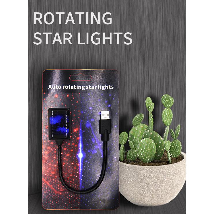 Auto USB starry sky car roof star decoration light ambient light music Rhythm control car interior led starry light for car Neon Lights 4