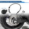 Motoforti 50/60/70/80/90/100/110/120/130cm Motorcycle Brake Clutch Oil Hose Line Kit for Motorcycles Dirt Bikes ATV Black