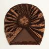 Autumn and winter baby new skin-friendly golden velvet hat, children's soft and delicate pullover hat, baby hat
