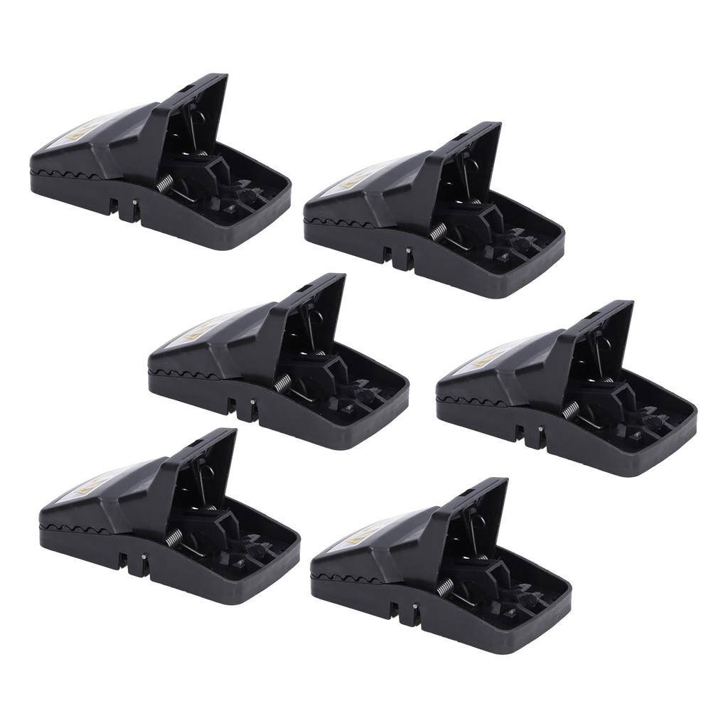6Pcs Mouse Traps Plastic Material High Sensitivity Touchless Design Safe Reusable Rat Catcher