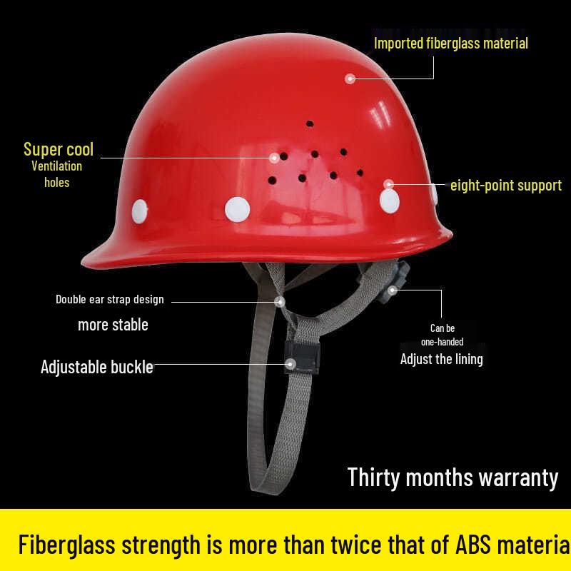 Shield Worker Safety Helmet with Sunshade, Breathable, and Thickened ABS Construction for Men