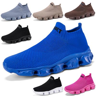 Nowe Unisex Męskie Damskie Casualowe Buty Sportowe Lekkie Sneakersy Outdoor Oddychająca Siateczka Czarne Buty do Biegania Sportowe Buty do Joggingu Tenisowe