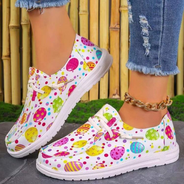 Plus Size Casual Shoes Women's New Canvas Flat Lace-up Low-top Loafers Women's Singles Shoes for Fall 2025