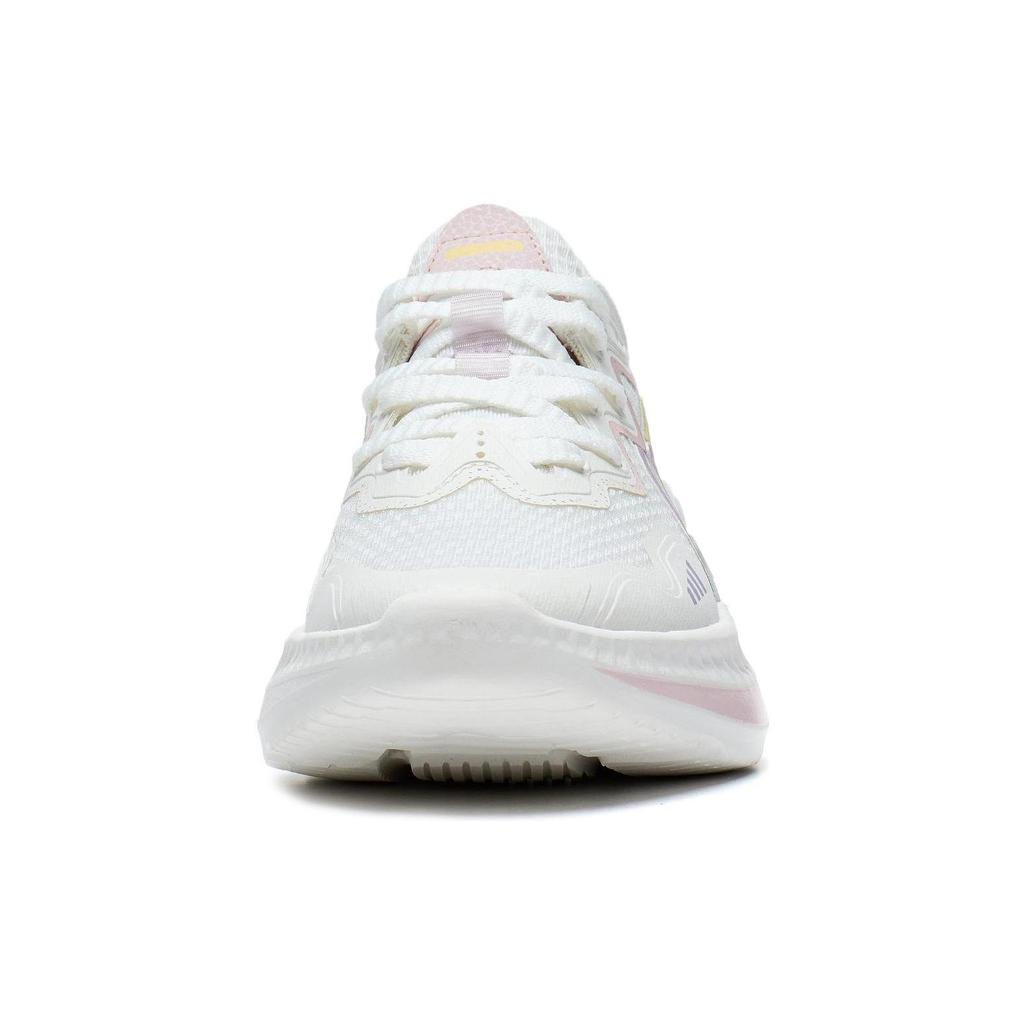 Li Ning Cyan Journey Textile, Synthetic Leather Slip Resistant Abrasion Resistant Low Top Sports Casual Shoes Women's AGLT058-4