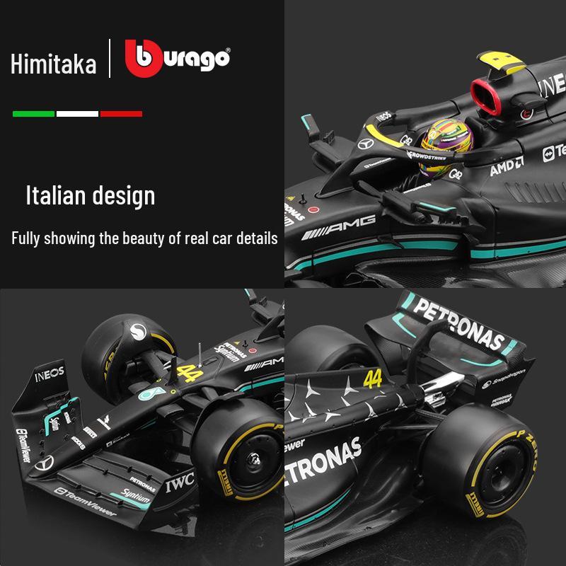 Bburago 1:24 2023 Mercedes W14 F1 Car Model - Lewis Hamilton Edition
