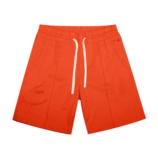 Men Shorts Elastic Waistband Drawstring Design Summer Sport Pants with Pockets Quick Drying