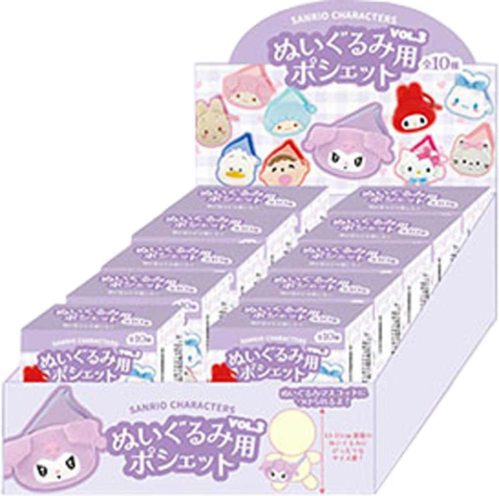 

Корпорация Накадзима Плюшевый кошелек с персонажами Sanrio Том 3 (сортированный) 210920-25