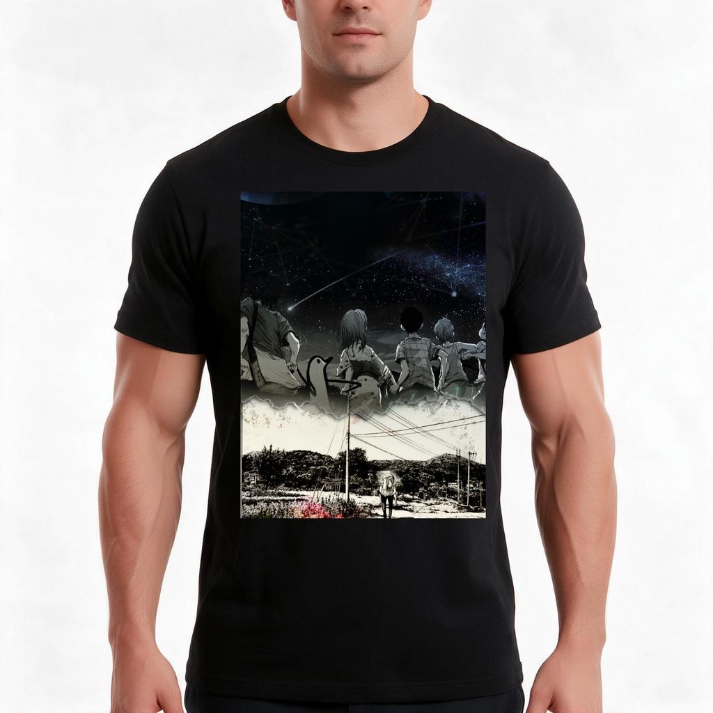 Goodnight Punpun Tshirt Summer Casual Cotton Tee Oversized Streetwear Tops Vintage Graphic Print Loose Fit Short Sleeve