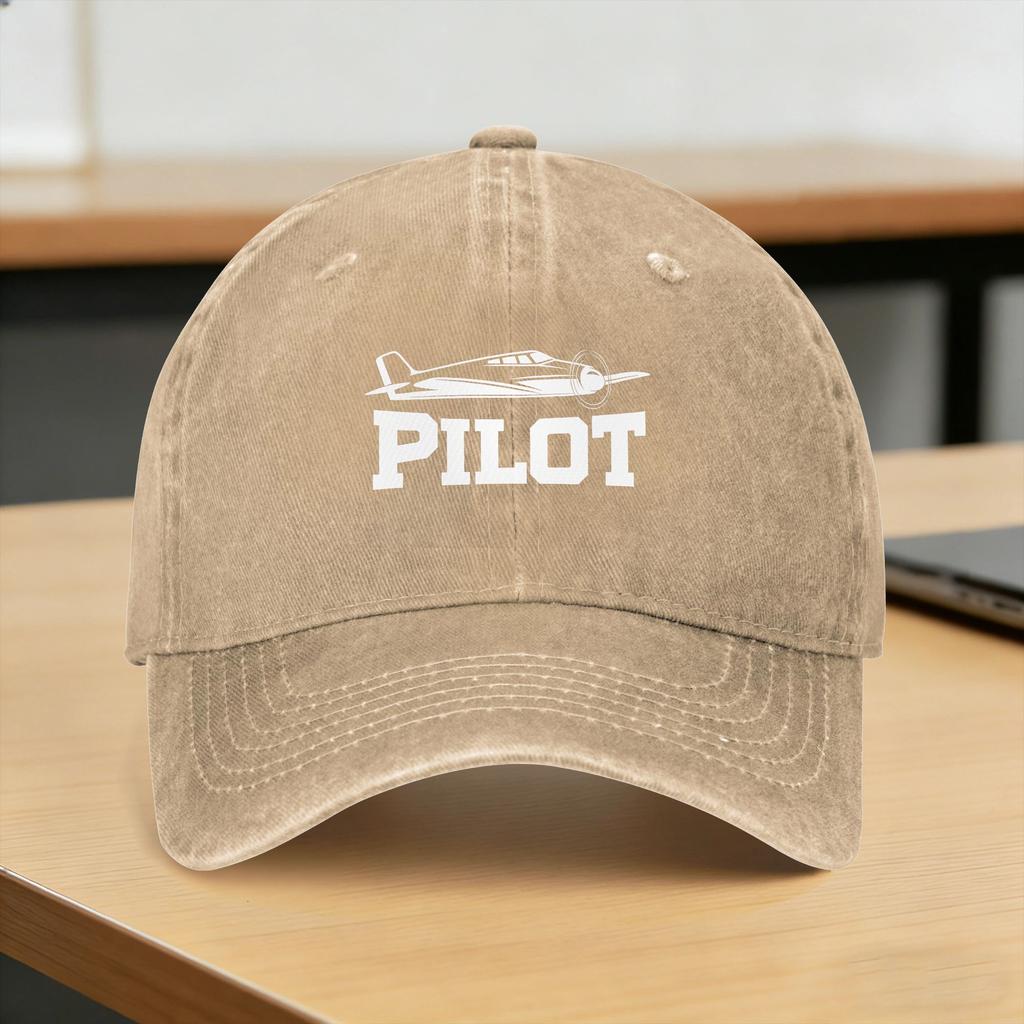 Plant PILOT Logo Baseball Cap Hiking Fishing Breathable Hip Hop Hats Unisex Women Trendy Print Baseball Caps