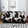 S -Emiga Geometric Printed Sofa Cover Sets For Living Room Flexible Elasticized Slipcover Sectional Corner Sofa Covers 1 /2 /3 /4 -Seater