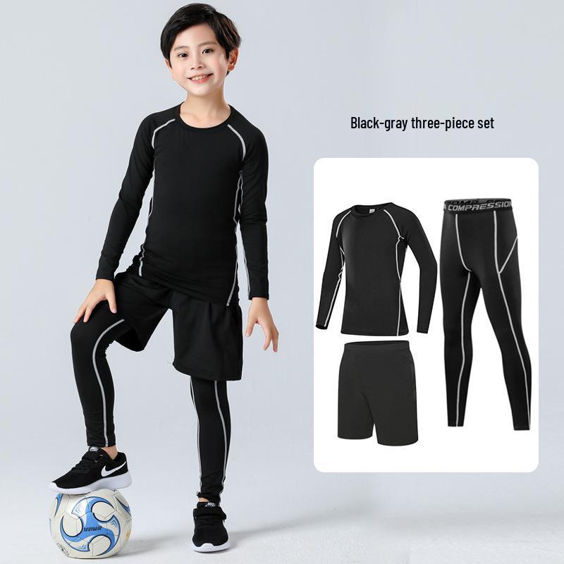 Kinder Schnelltrocknende Sport-Basisschicht: Body für Basketball, Fußball und Fitness - Ideal für Herbst/Winter.