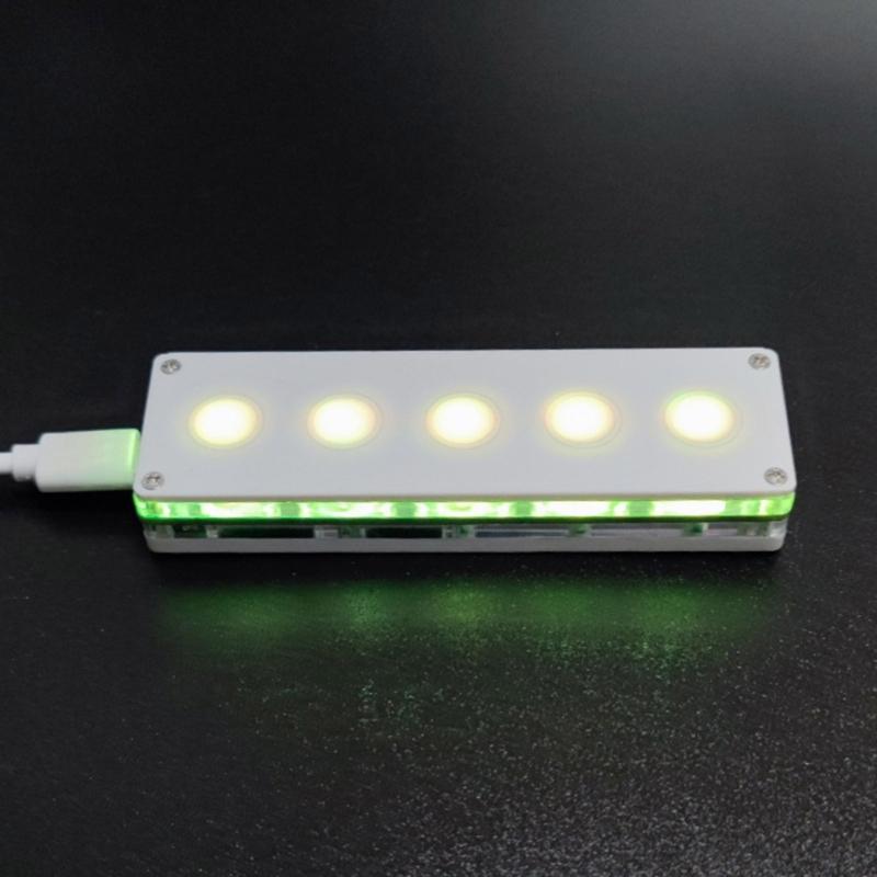 5-Key Mini Keyboard Programmable Macro Keyboard Touchable Multimedia Control Mechanical Keyboard Easy QWASD