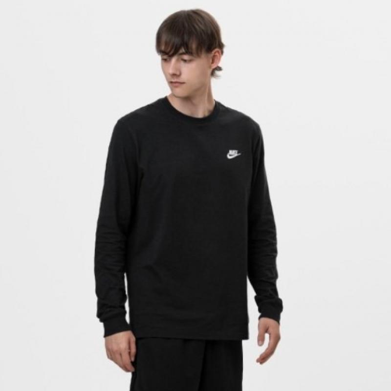Nike Nsw Club Long Sleeve Long Sleeve Tee Ni Lt2 Black