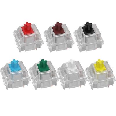 Gateron Mechanical Keyboard Switches: Cream, Blue, Red, Brown, Black, Green, Yellow, White Axes