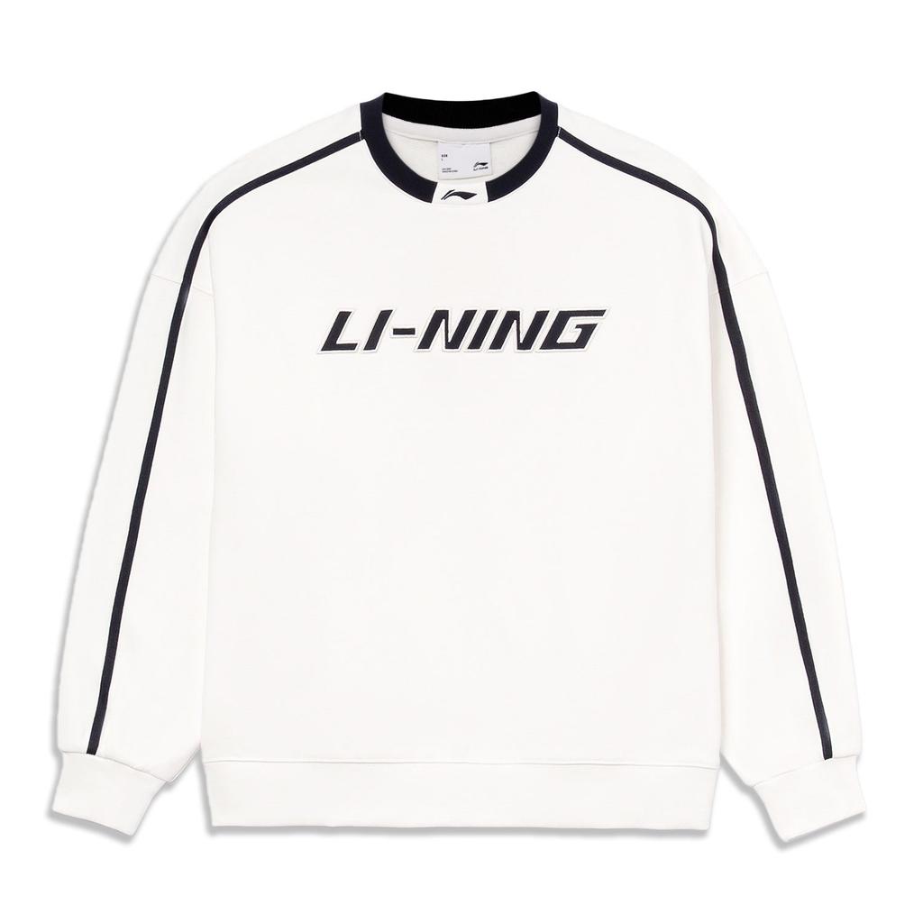 Li Ning Sweatshirt Unisex Ivory AWDU917-2