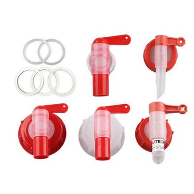 New 1 Pc Faucet DN61 61mm Horticultural Plant Nutrient Solution Faucet Red White Plastic Faucet Garden Outdoor Garden Faucet