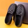 Loafers Spring New British Style Casual Small Leather Shoes One-Pedal Flat Mother Shoes Small Fragrant Women'S Shoes