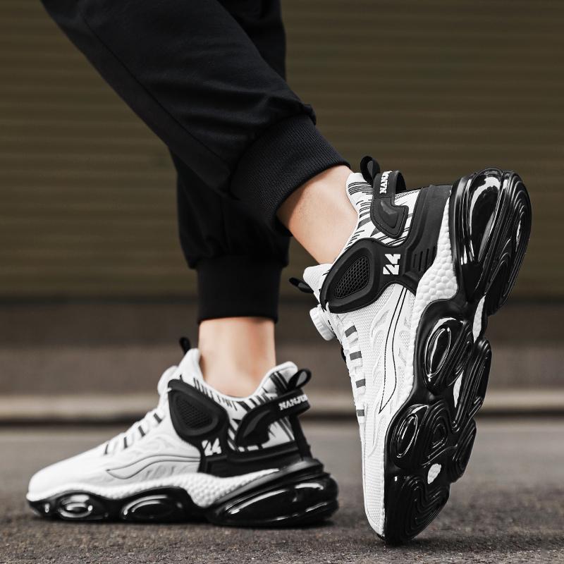 Новые баскетбольные кроссовки мужские спортивные амортизирующие удобные повседневные — фото 7