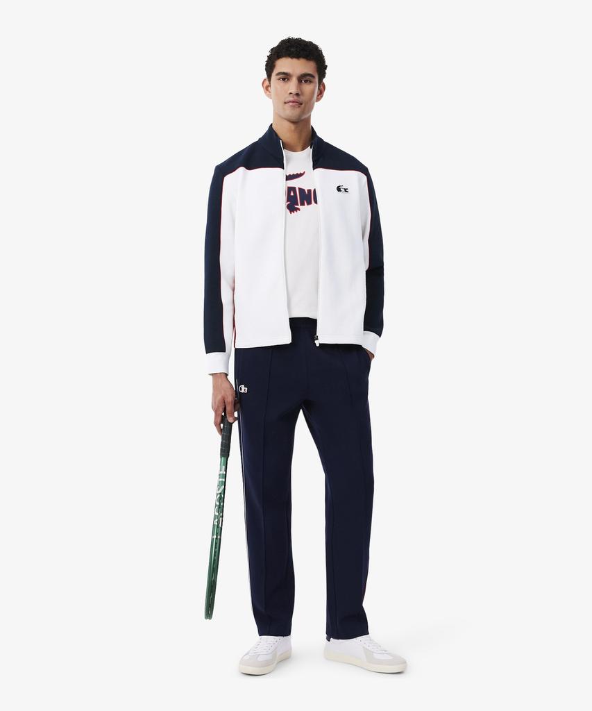 LACOSTE Men'S Tennis French Zip-Up Sweatshirt Sh0479-56N Law