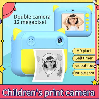 Cámara de impresión instantánea para niños de 1080P, cámara de impresión térmica, cámara digital