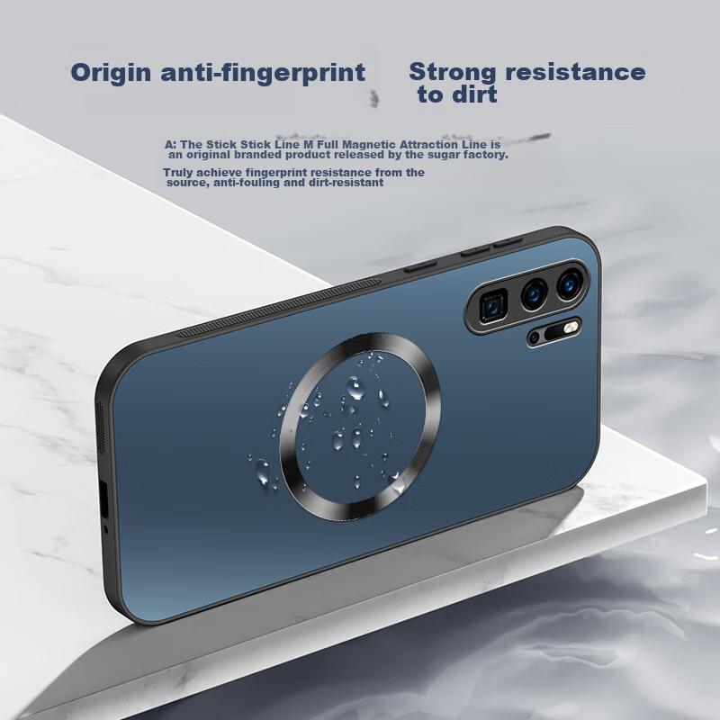 Phone Case for Huawei P30 Pro, Huawei P30 Pro Protective Cover, Matte Full Coverage Ultra-Thin Shockproof Anti-Fingerprint Simple - Deep Sea Blue