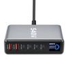 Multiple Port USB C Charger Station 140W PD3.1 Fast Charging Hub With Intelligent Power Allocation For Office Gaming Setup
