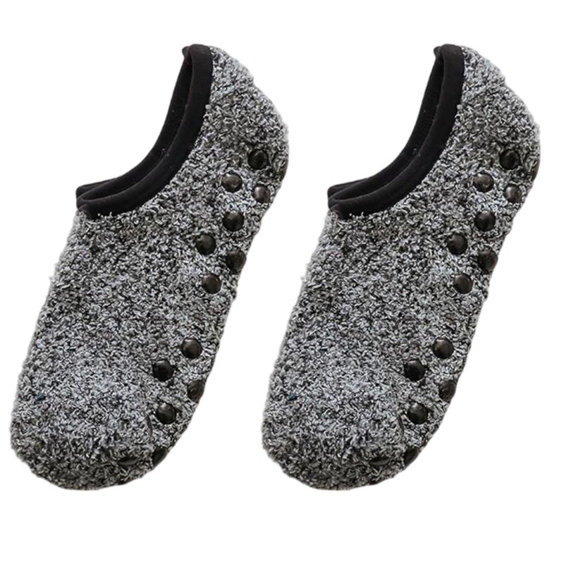 Grip Fuzzy Socks for Women Thick Warm Slipper Socks Soft Fuzzy Hospital Socks with Grip Soft Home Sleeping Socks