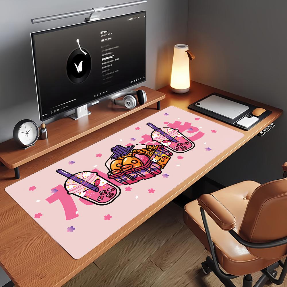 Art T-Taiyaki Cute Mouse Pad Non-slip Rubber Gamer Balance Computer Mat Decoracion Deskmat Laptop Office Large