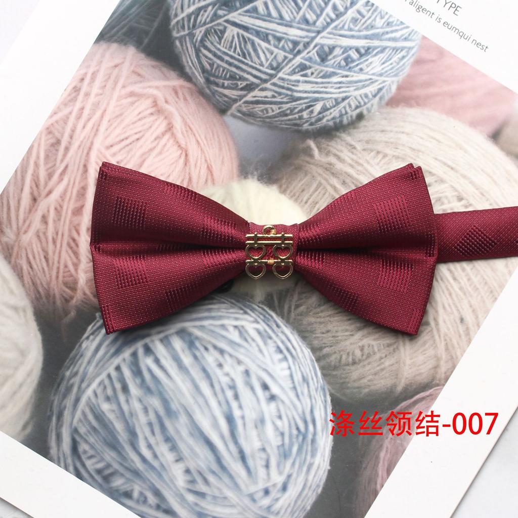 Men'S Casual Bow Tie Bow Flower, Groom Best Man Emcee Dress Suit Trendy Bow Tie Bow Flower