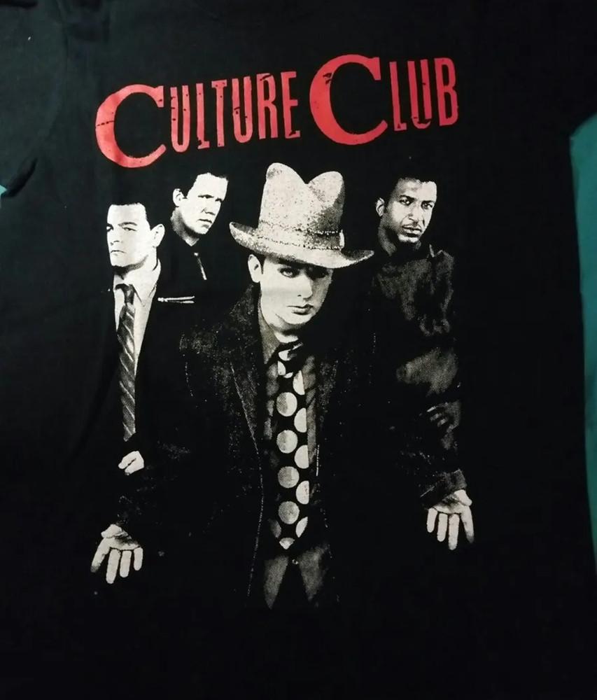

Culture Club Band Men Tshirt Black Short Sleeve All Sizes X219 Unisex T-Shirt XL