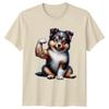 Love Mom Puppy Dogs Animals Mens T-Shirt Womens Graphic Tee Mothers Day