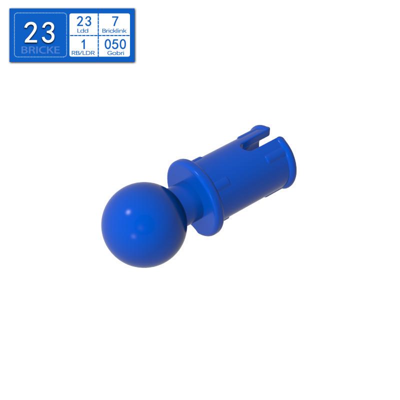 Bricke Brick with Ball Joint and Head, Compatible with LEGO 6628 & 66906 Building Blocks 50g (Approx. 238 pcs)