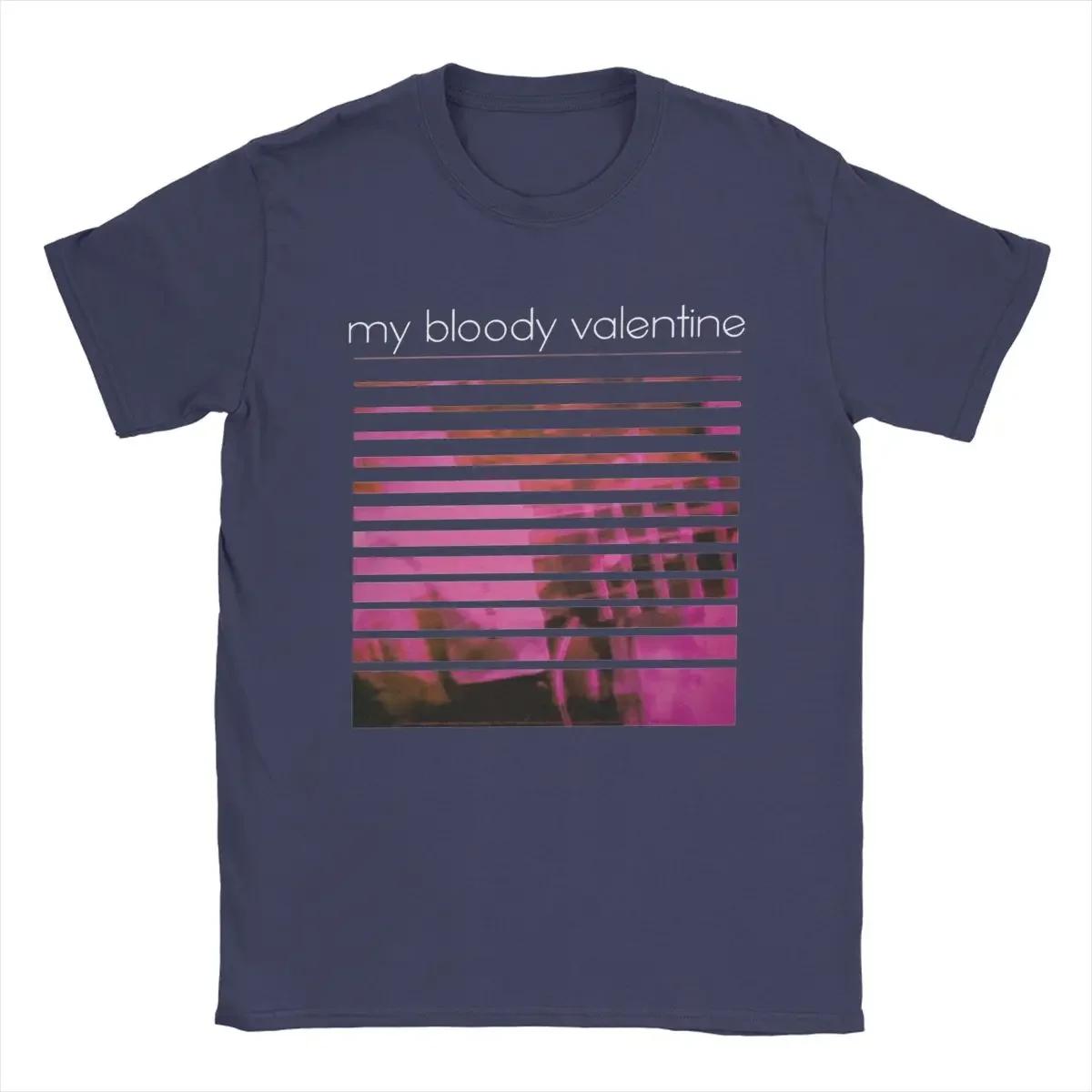 

My Bloody Valentines Day No Love Tribute Tshirt Mens Cotton Humor Tshirt Round Neck Short Sleeve Dress Plus Size Top Y2K 4XL