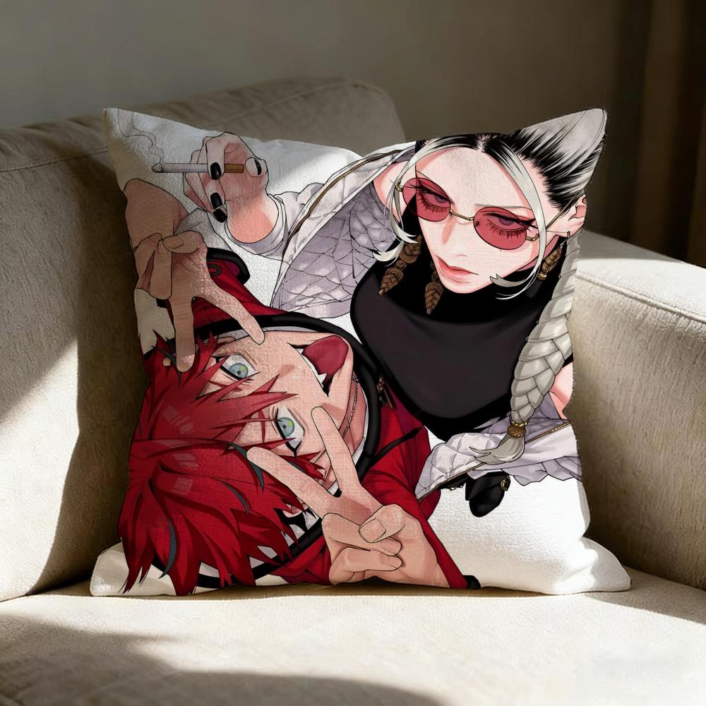 Hot Anime G-Gokurakugai Pillow Case Pillowcase, Double-sided Printed, Sofa Cushion, Bedroom Headboard Pillow