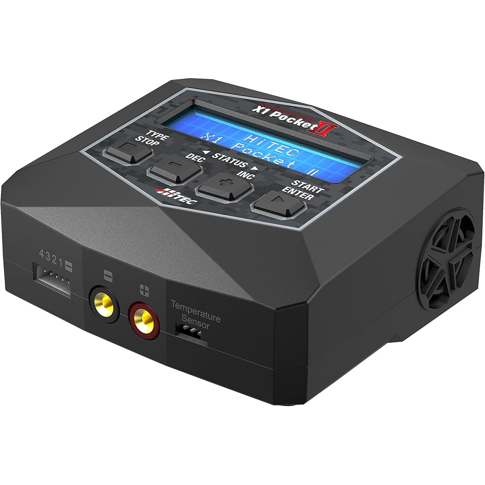 

Hightech AC Balance Charger Discharger X1 Pocket II PSE Certified Compact Portable Device
