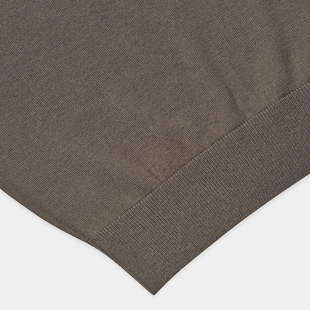 VERNO 24Ss Cashtouch Saddle Sleeve Polo Knit Chimney